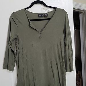 Rachel Zoe 3 quarter sleeve shirt Small